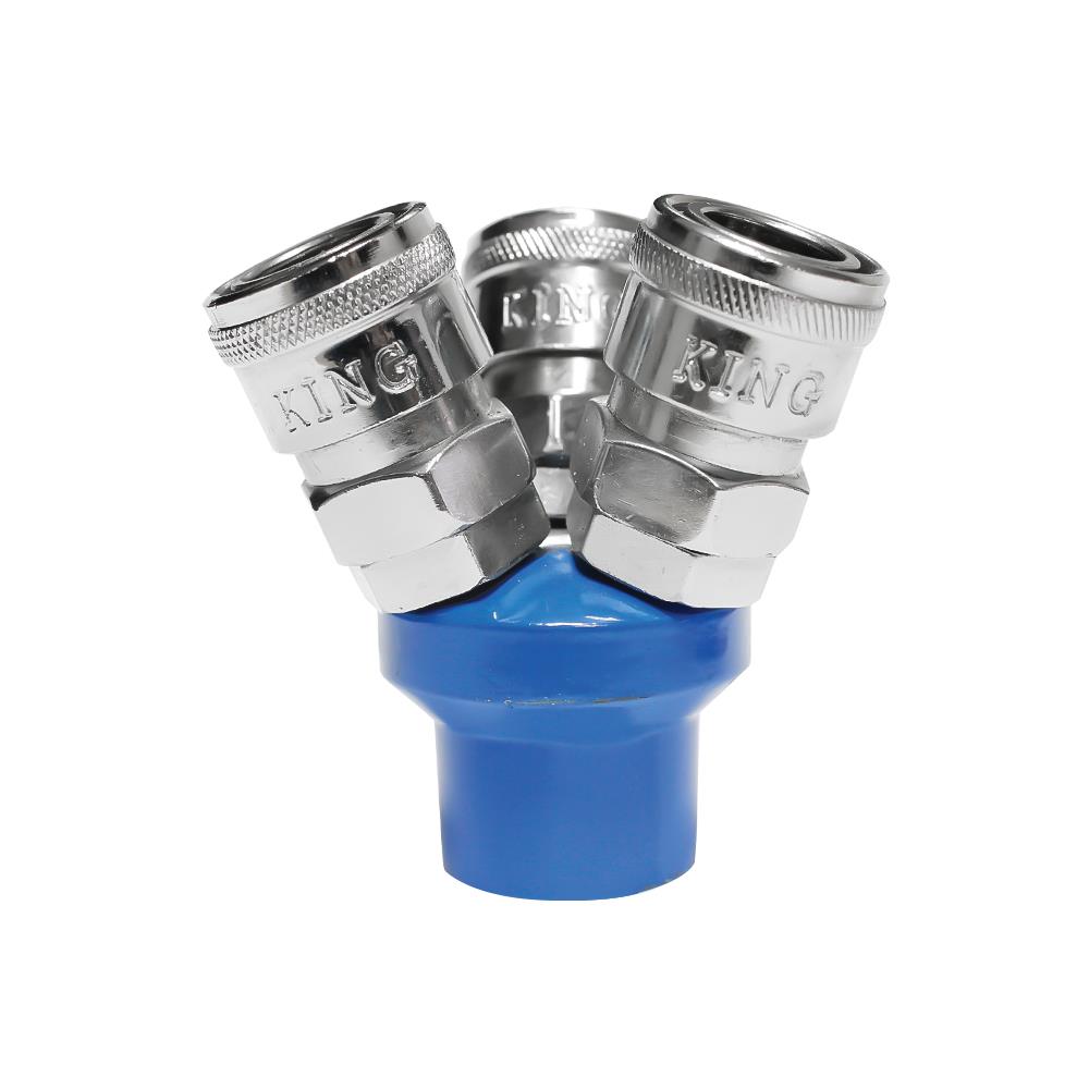 ข้อต่อลม 3 ทาง กลม KING