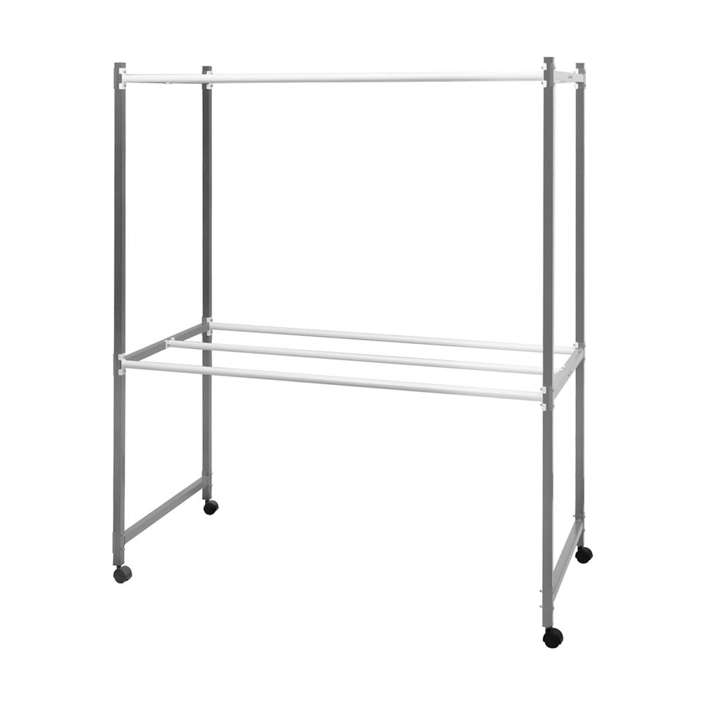 ราวตากผ้าเหล็กเคลือบ 6 เส้น MP 131x65.2x155.7 ซม. สีเทา