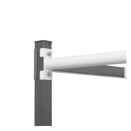 ราวตากผ้าเหล็กเคลือบ 6 เส้น MP 131x65.2x155.7 ซม. สีเทา_3