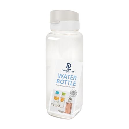 ขวดน้ำทรงเหลี่ยม JCJ PET 1.2 ลิตร ฝาเกลียวขาว