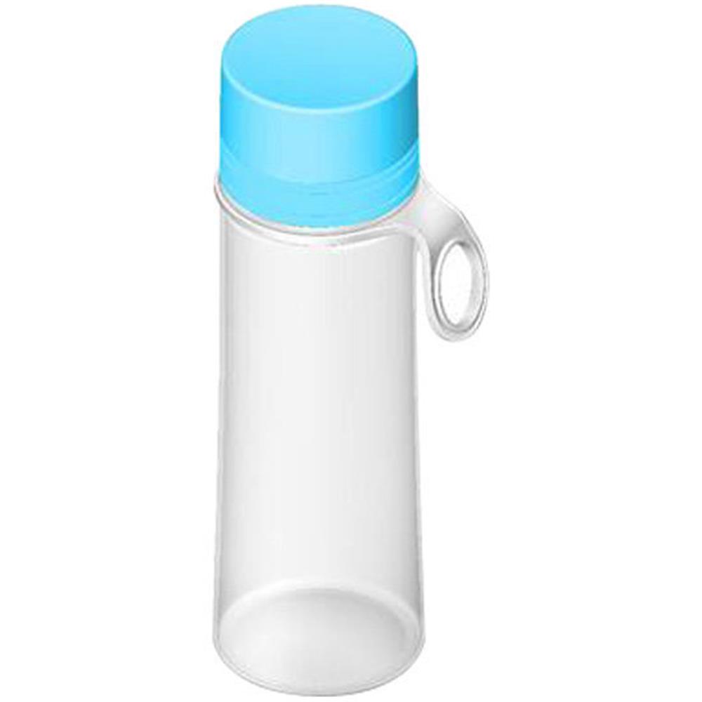 ขวดน้ำทรงกลม JCJ PET 0.6 ลิตร ฝาเกลียวฟ้า