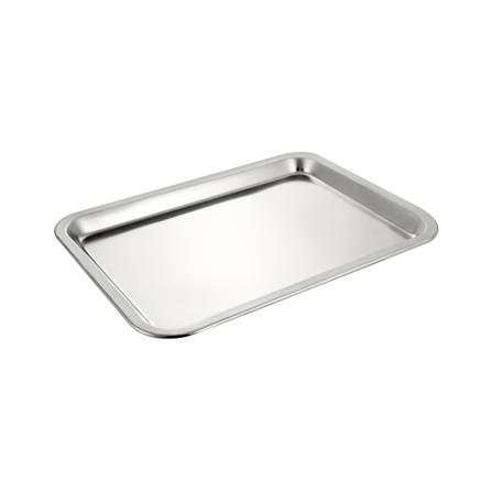ถาดเหลี่ยมสเตนเลส พร้อมตะแกรง V-ONE 27X36X2 ซม._2