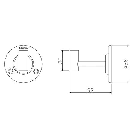 ขอแขวนผ้า PRIME NM-401 สีสเตนเลส_3