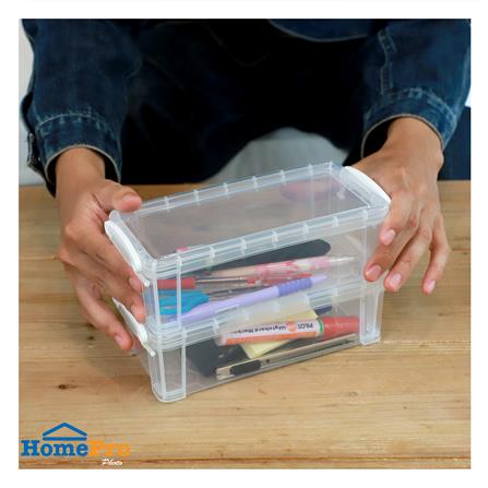 กล่องหูล็อก STACKO CM-12 10x22x6.8 ซม. สีขาว_4