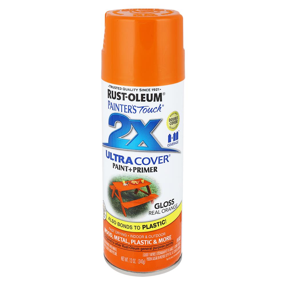 สีสเปรย์ RUST-OLEUM 2X 9095 REAL ORANGE