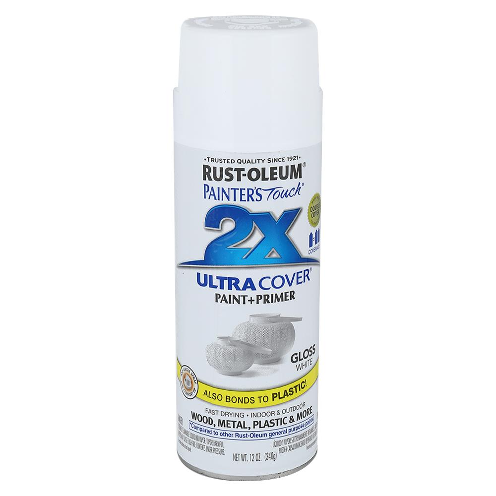 สีสเปรย์ RUST-OLEUM 2X 9090 WHITE