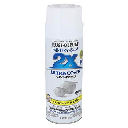 สีสเปรย์ RUST-OLEUM 2X 9090 WHITE
