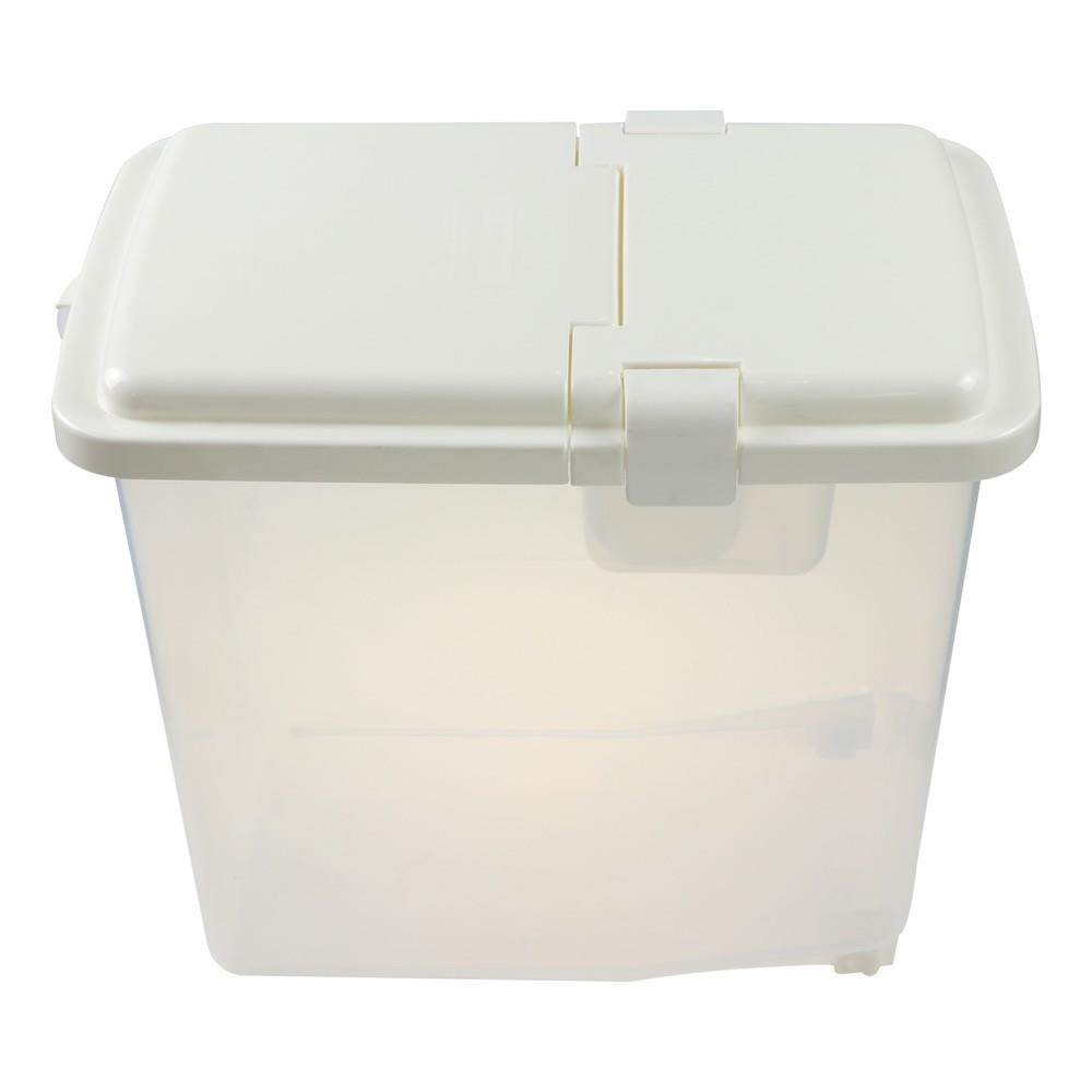 ถังข้าวสารพลาสติก 10 กก. + ถ้วยตวง  KEYWAY D-5716