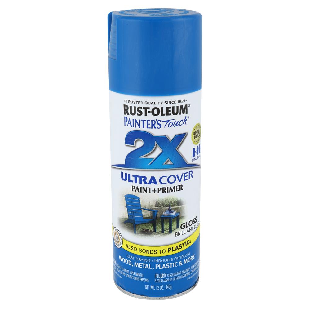 สีสเปรย์ RUST-OLEUM 2X 9120 BRILLIANT BLUE
