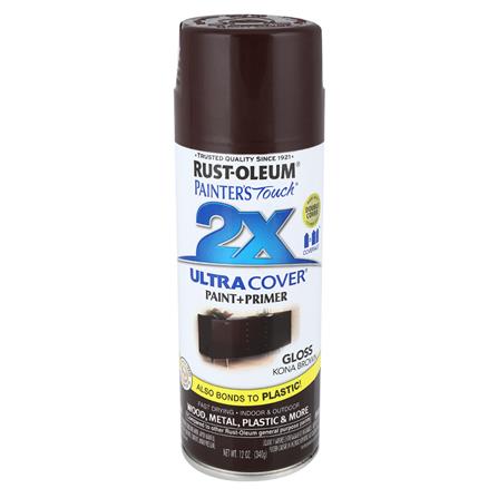 สีสเปรย์ RUST-OLEUM 2X 9102 KONA BROWN