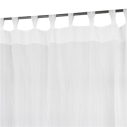 ผ้าม่านโปร่งห่วง HOME LIVING STYLE RIN 130x160 ซม. สีขาว_1