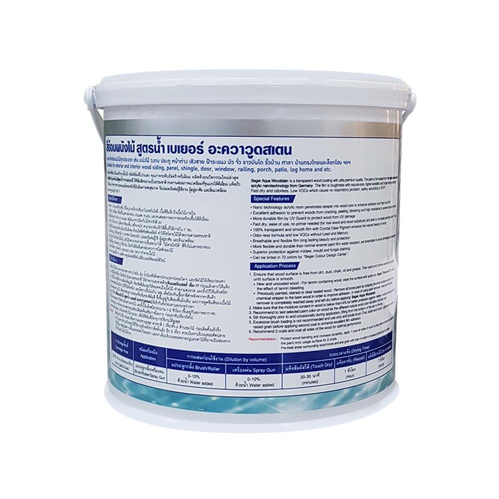 สีย้อมไม้ BEGER AQUA 7910 สีไม้วอลนัท เงา 1GL
