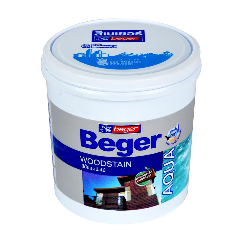 สีย้อมไม้ ชนิดเงา BEGER AQUA 7910 สีไม้วอลนัท 1/4 แกลลอน