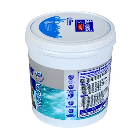 สีย้อมไม้ ชนิดกึ่งเงา BEGER AQUA 6901 สีไม้สักทอง 1/4 แกลลอน_2