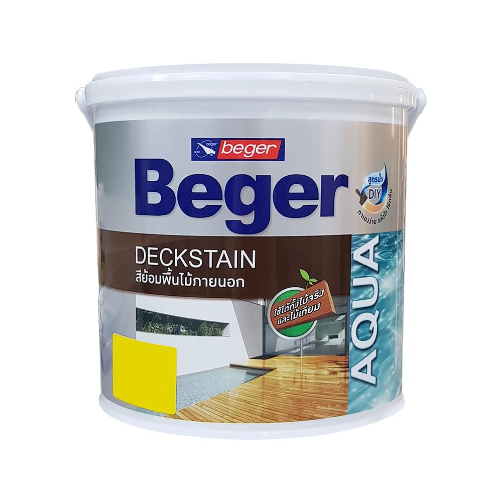 สีย้อมพื้นไม้ BEGER AQUA 9904 สีไม้ประดู่ ด้าน 1GL