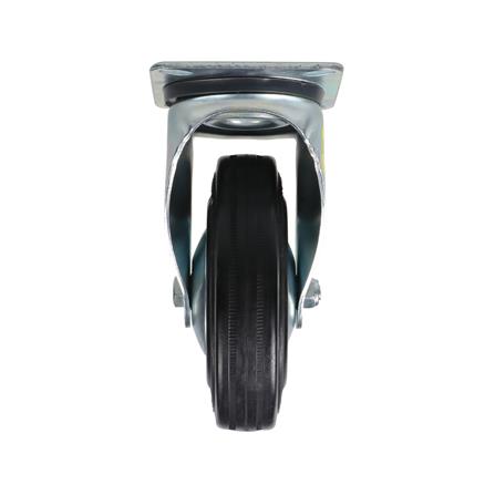 ลูกล้อยาง LEON แป้นหมุน ไม่มีเบรก 5 นิ้ว สีดำ_2