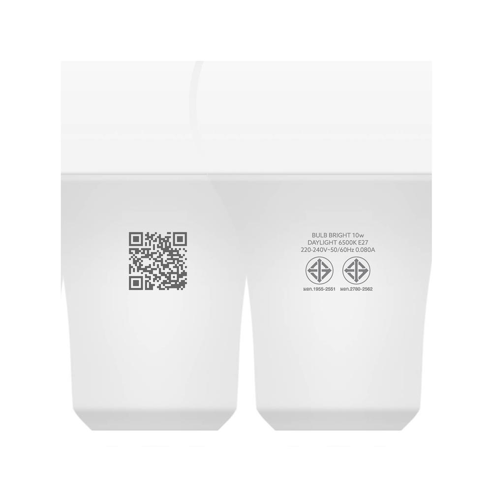 หลอด LED LAMPTAN A60 BRIGHT 10 วัตต์ DAYLIGHT E27