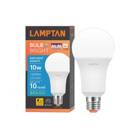 หลอด LED LAMPTAN A60 BRIGHT 10 วัตต์ DAYLIGHT E27_1