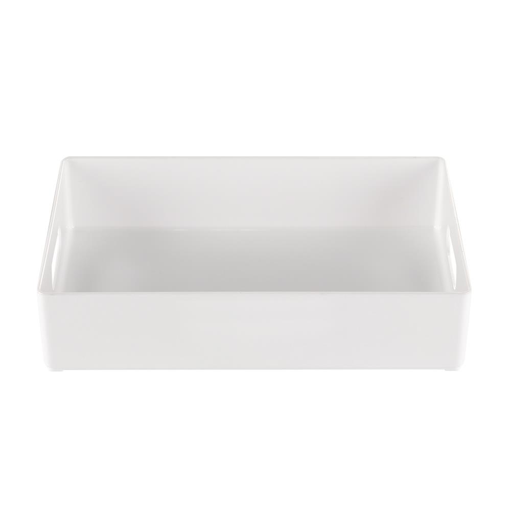 ถาดอเนกประสงค์ STACKO UT-012 24.6x16.3x5.6 ซม. สีขาว