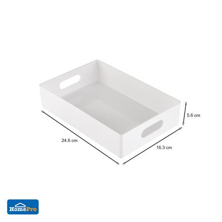 ถาดอเนกประสงค์ STACKO UT-012 24.6x16.3x5.6 ซม. สีขาว_5