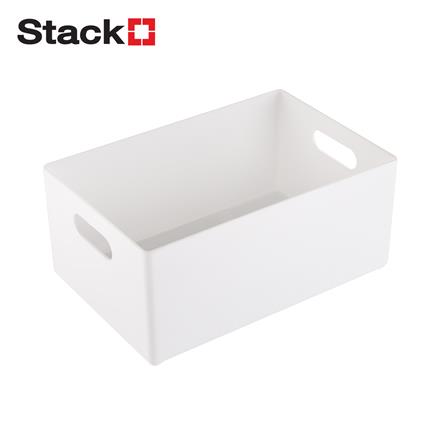 ถาดอเนกประสงค์ STACKO UT-011 24.6x16.3x10.8 ซม. สีขาว