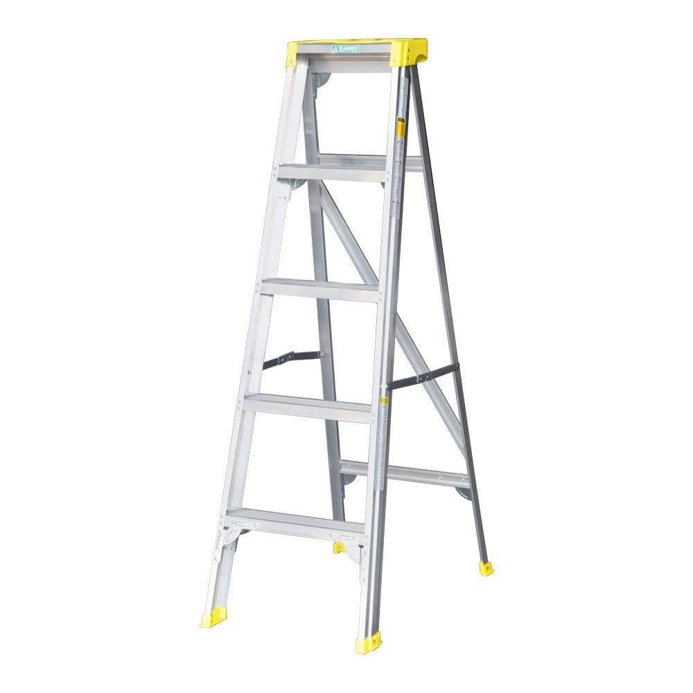 บันไดอะลูมิเนียมทรง A SANSUI 5 ขั้น