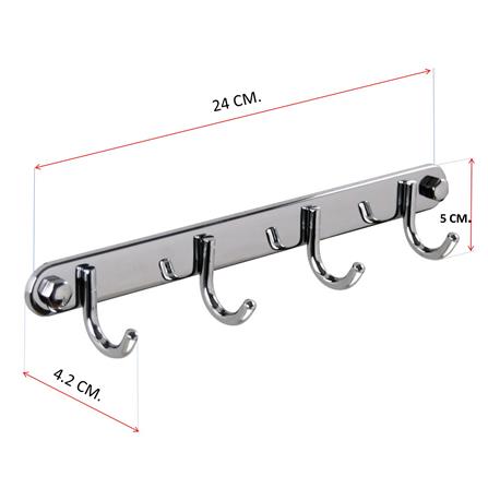 ขอแขวนผ้า LUZERN BM-14 สีโครม_1