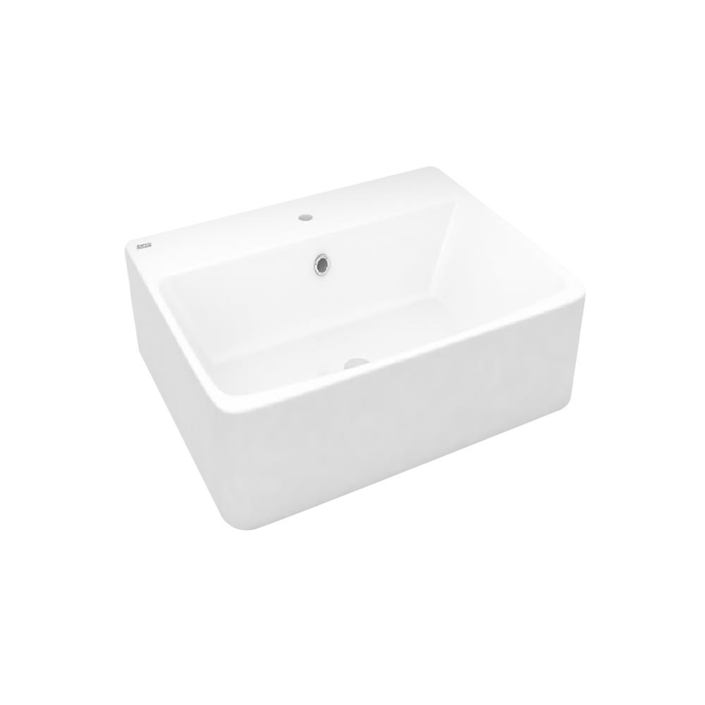 อ่างล้างหน้าวางบนเคาน์เตอร์ AMERICAN STANDARD 0507-WT สีขาว