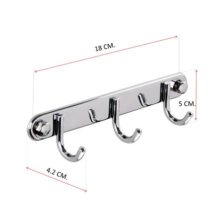 ขอแขวนผ้า LUZERN BM-13 สีโครม_1