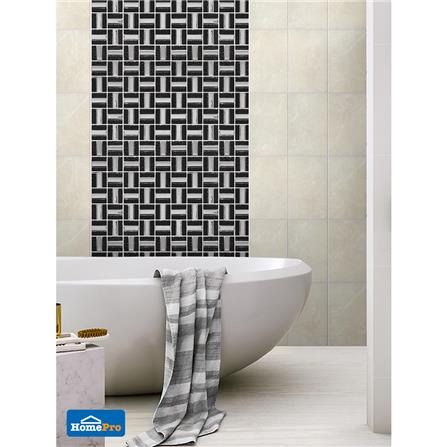 โมเสคแก้ว 30x30 ซม. กาล่าซิลเวอร์ แบล็ค_2