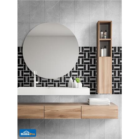 โมเสคแก้ว 30x30 ซม. กาล่าซิลเวอร์ แบล็ค_4