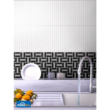 โมเสคแก้ว 30x30 ซม. กาล่าซิลเวอร์ แบล็ค_5