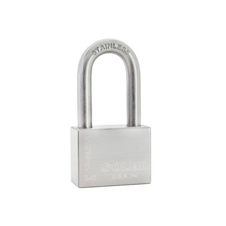 กุญแจลูกปืน SOLEX S45L PREMIUM 45 มม. สีสเตนเลส