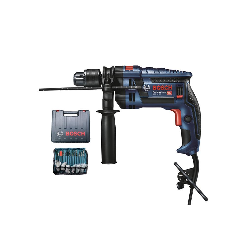 ชุดสว่านกระแทก BOSCH GSB16RE 16 มม. 750 วัตต์