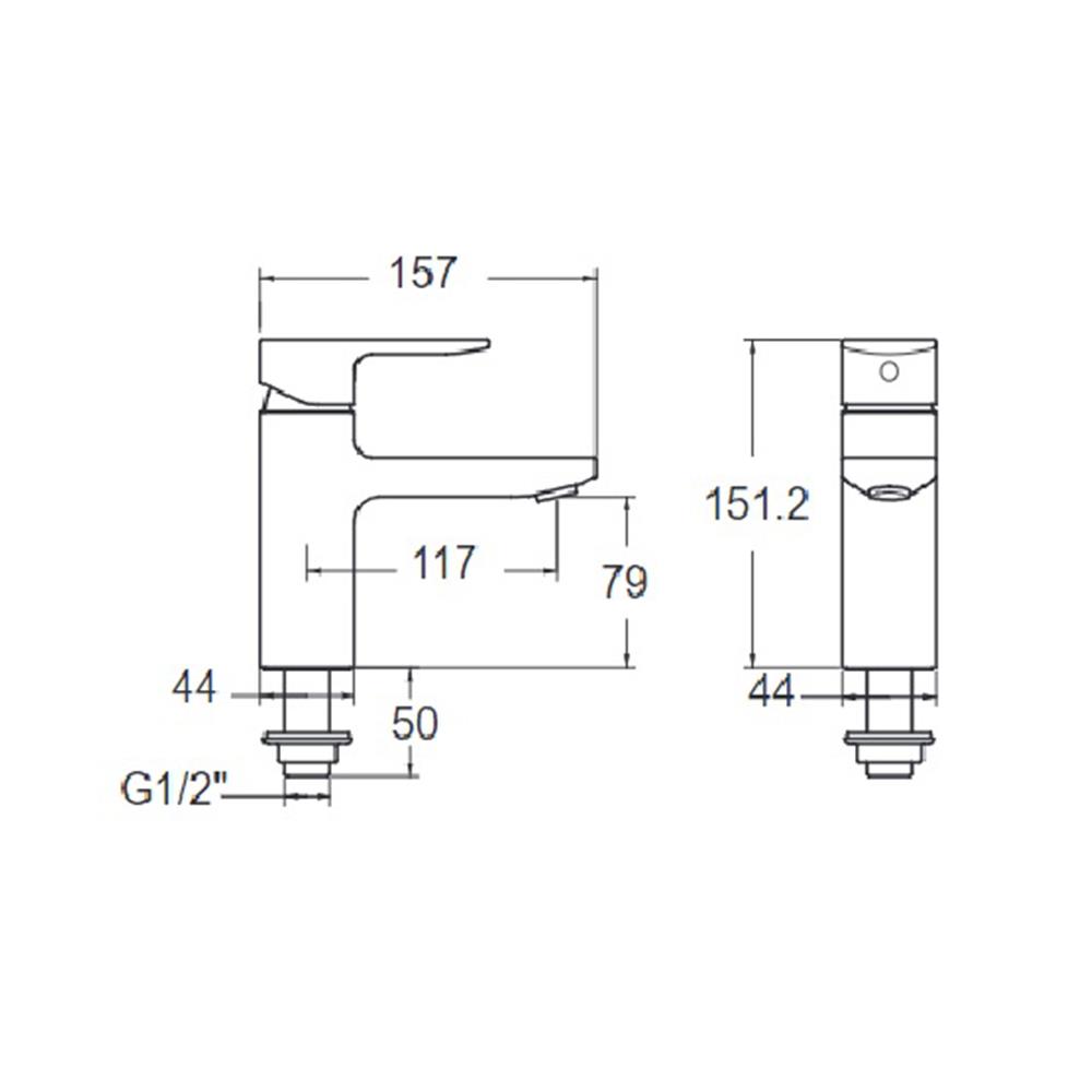 BASIN FAUCET AMERICAN STANDARD A-1306-10