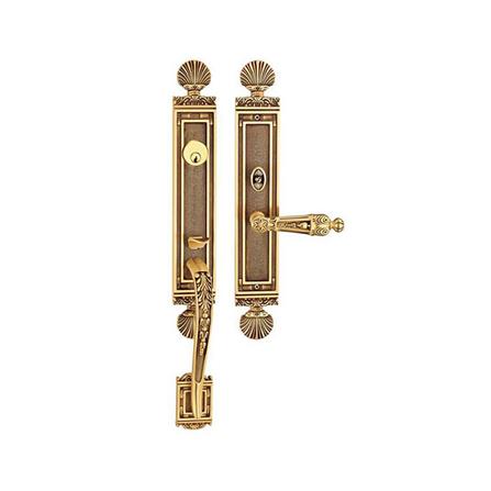 มือจับก้านโยกห้องทั่วไป MORTISE  MTL DTH - 6887 OB สีทองเหลืองรมดำ