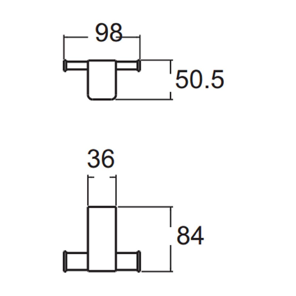 ขอแขวนผ้า AMERICAN STANDARD K-1381-41-N สีโครม
