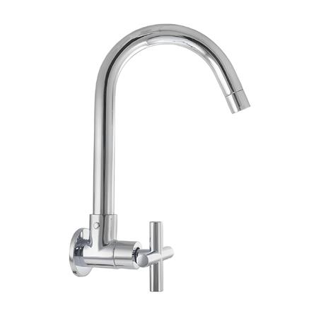 ก๊อกซิงค์เดี่ยวติดผนัง HAFELE 485.50.005 สีโครม