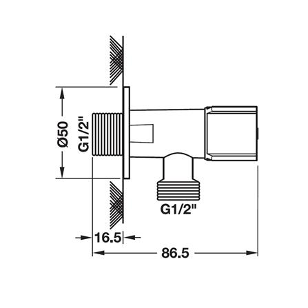 สต๊อปวาล์ว 1 ทาง HAFELE 495.60.810_2