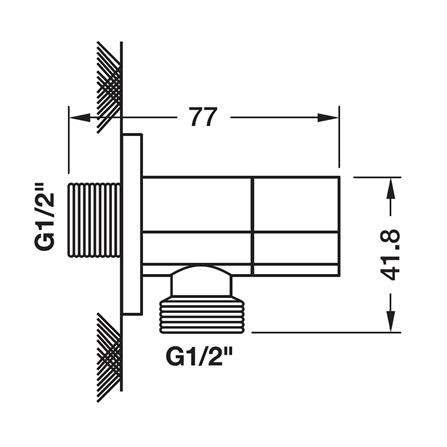 สต๊อปวาล์ว 1 ทาง HAFELE 495.60.815 สีโครม_2