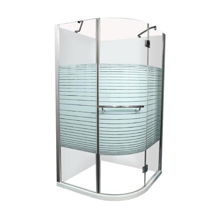 ฉากกั้นอาบน้ำ MOYA M073T 100x100 ซม.