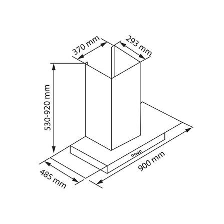 เครื่องดูดควันกระโจม AXIA T8-90 90 ซม._3