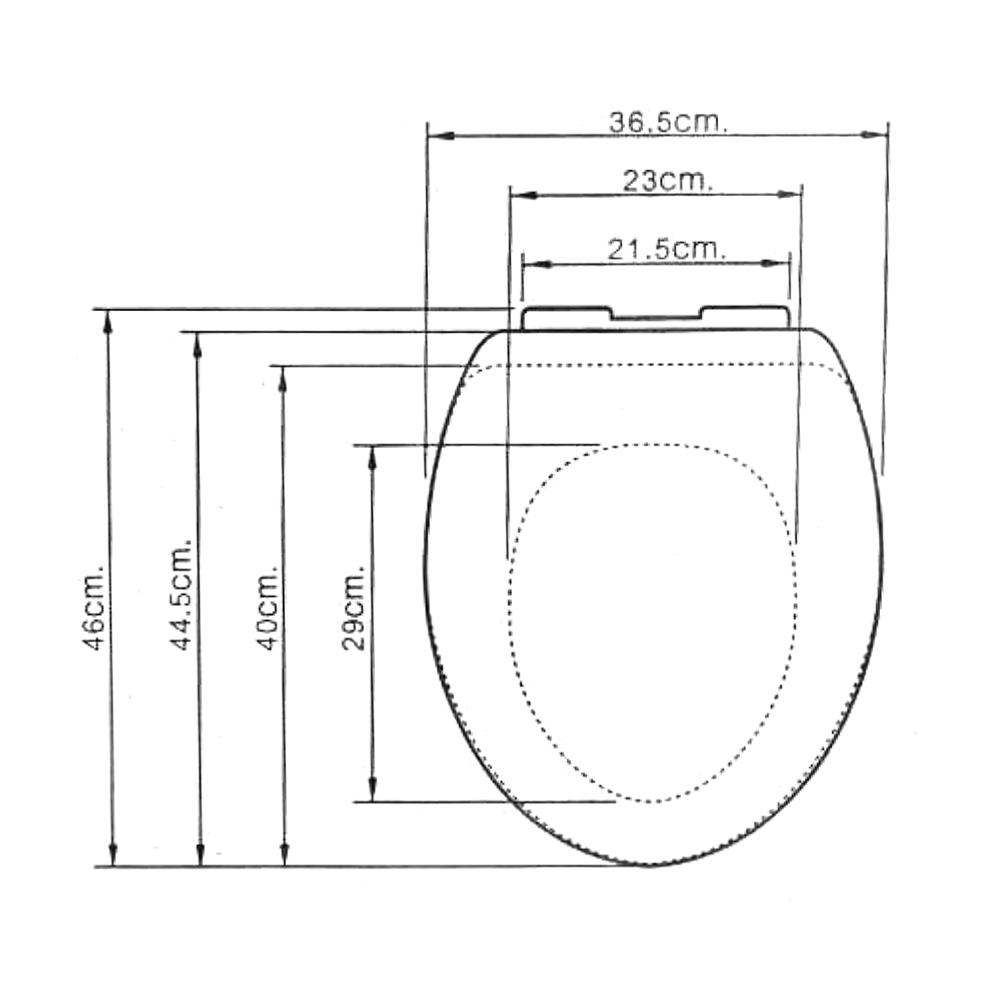 ฝารองนั่ง SLOW CLOSE BATH TIME 4121