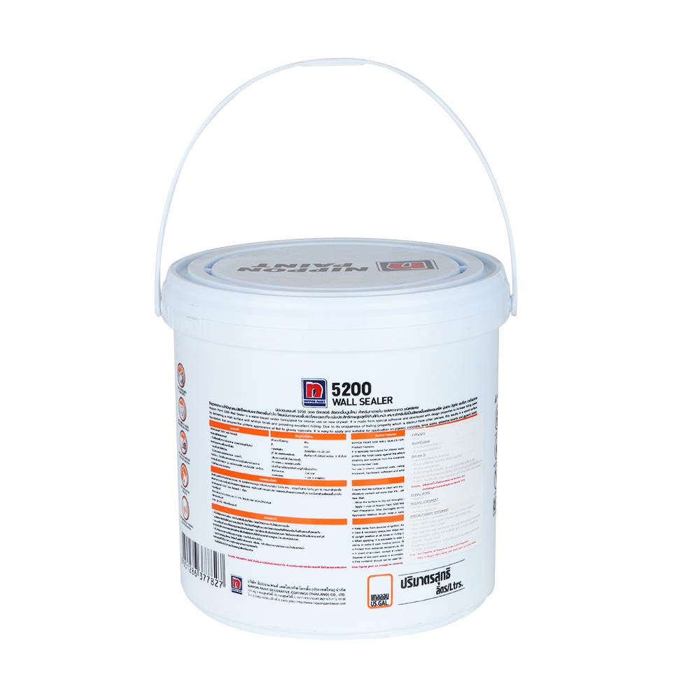 สีรองพื้นปูนใหม่ NIPPON PAINT WALL SEALER 5200 1 แกลลอน