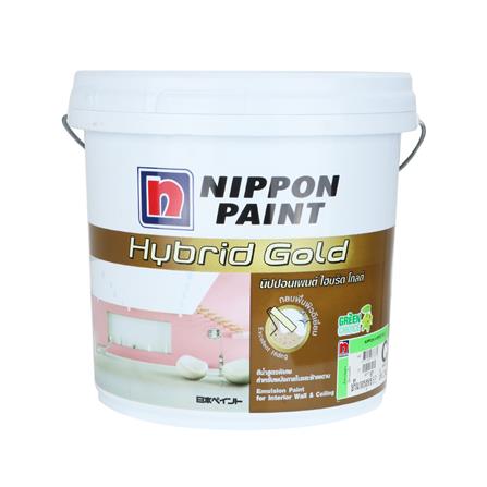 สีน้ำทาภายใน NIPPON PAINT HYBRID GOLD BASE C ด้าน 2.5 แกลลอน_0