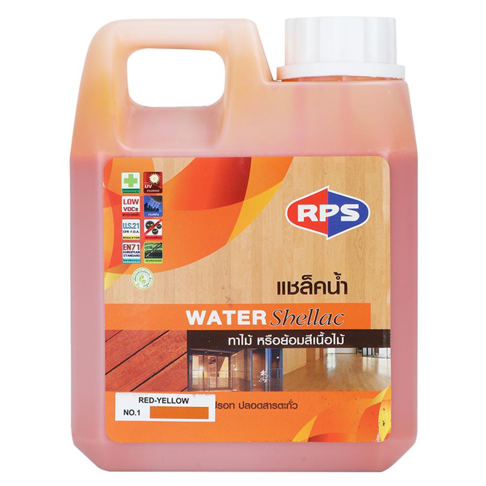เชลแล็กสูตรน้ำ RPS เบอร์สี 1 1 ลิตร