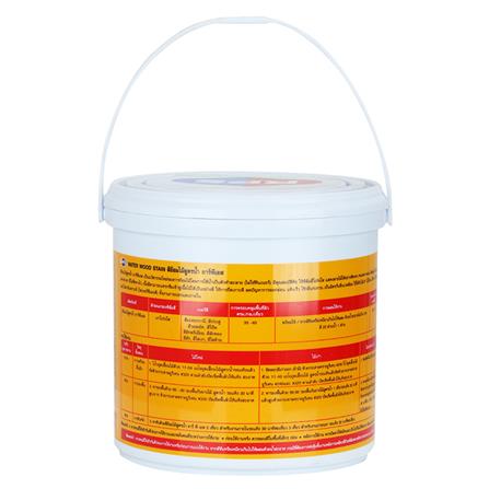 สีย้อมไม้สูตรน้ำ RPS เงา สีโอ๊คแดง 1 แกลลอน_1