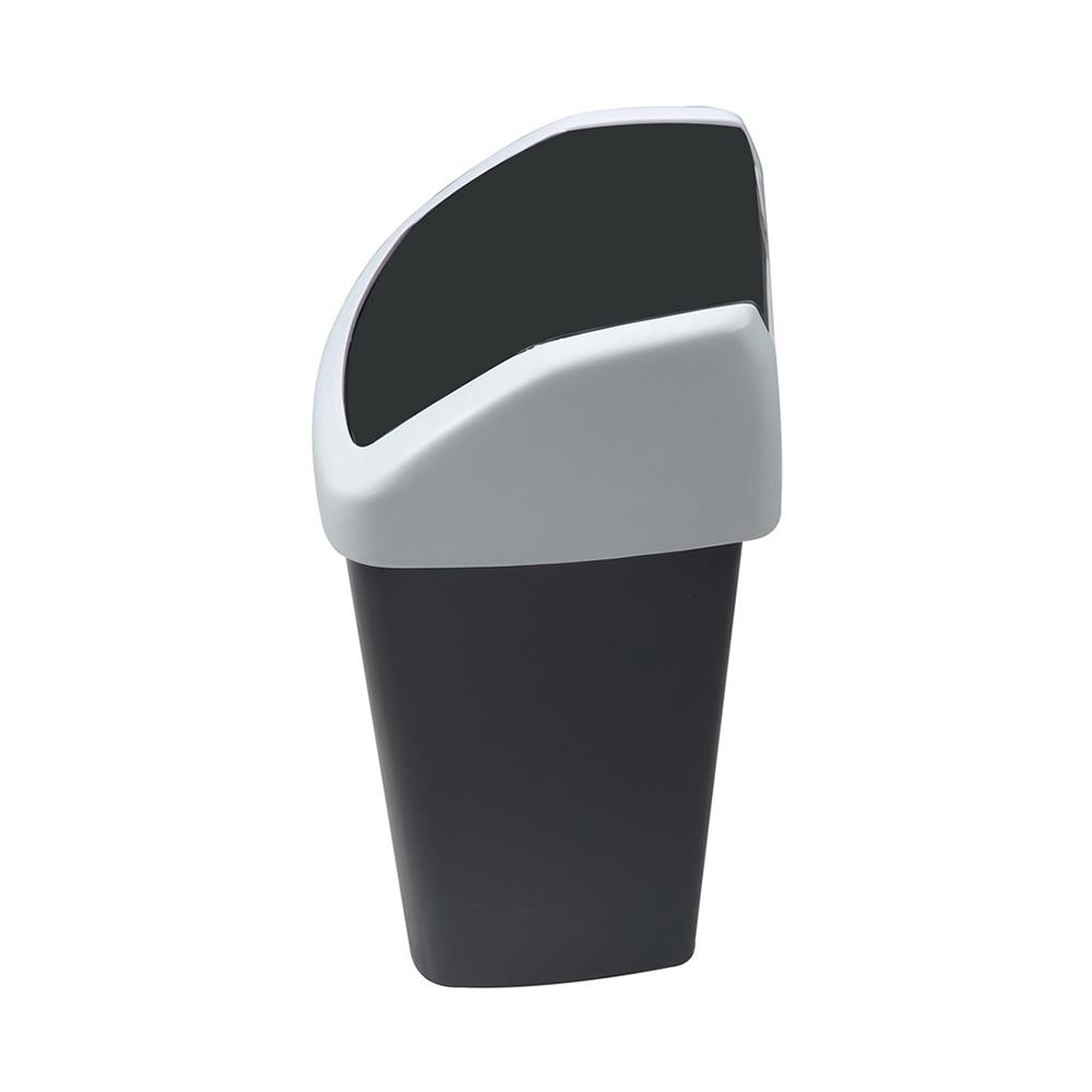 ถังขยะเหลี่ยมฝาสวิง DKW HH-206P ขนาด 50L สีเทาทึบ