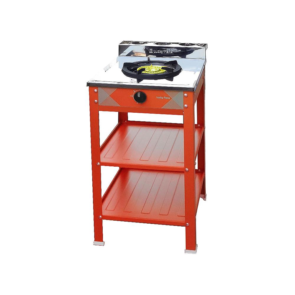 เตาแก๊สตั้งพื้น 1 หัวแก๊ส LUCKY FLAME DH-502 สีส้ม