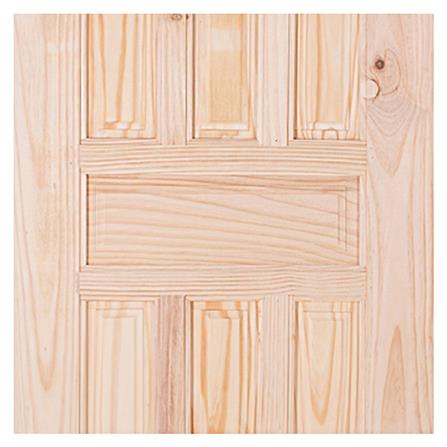 ประตูไม้สนนิวซีแลนด์ ไม่เจาะลูกบิด MODERN DOORS CE115 90X200 ซม. ขอบ 6 นิ้ว สีธรรมชาติ_2